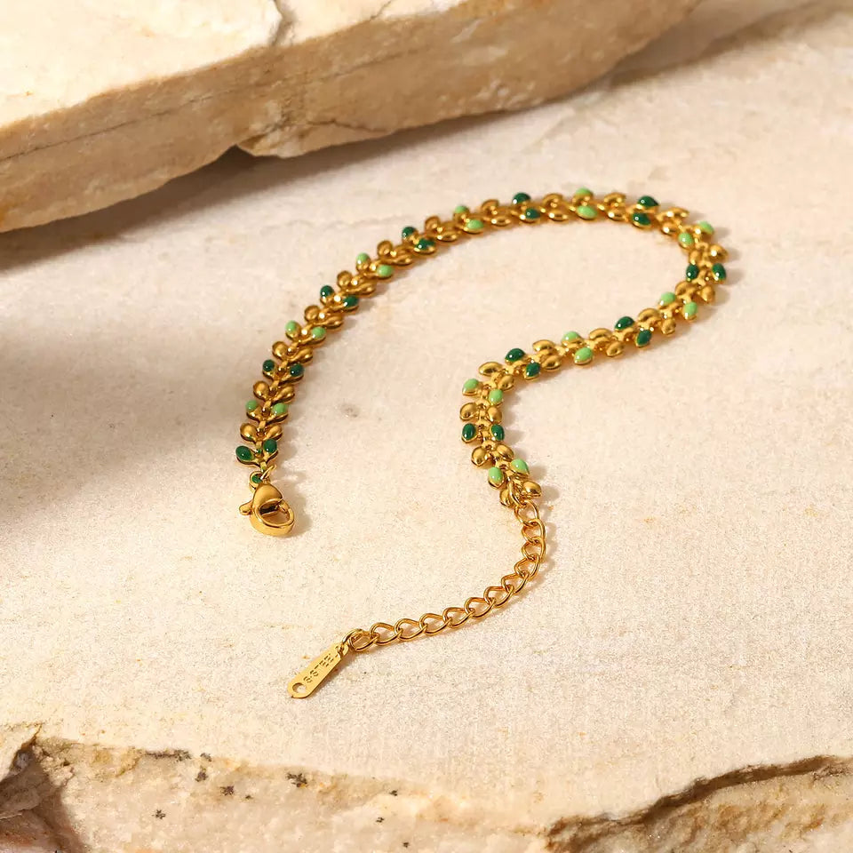 Brave Leaf Bracelet