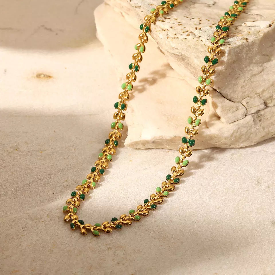 Brave Leaf Necklace