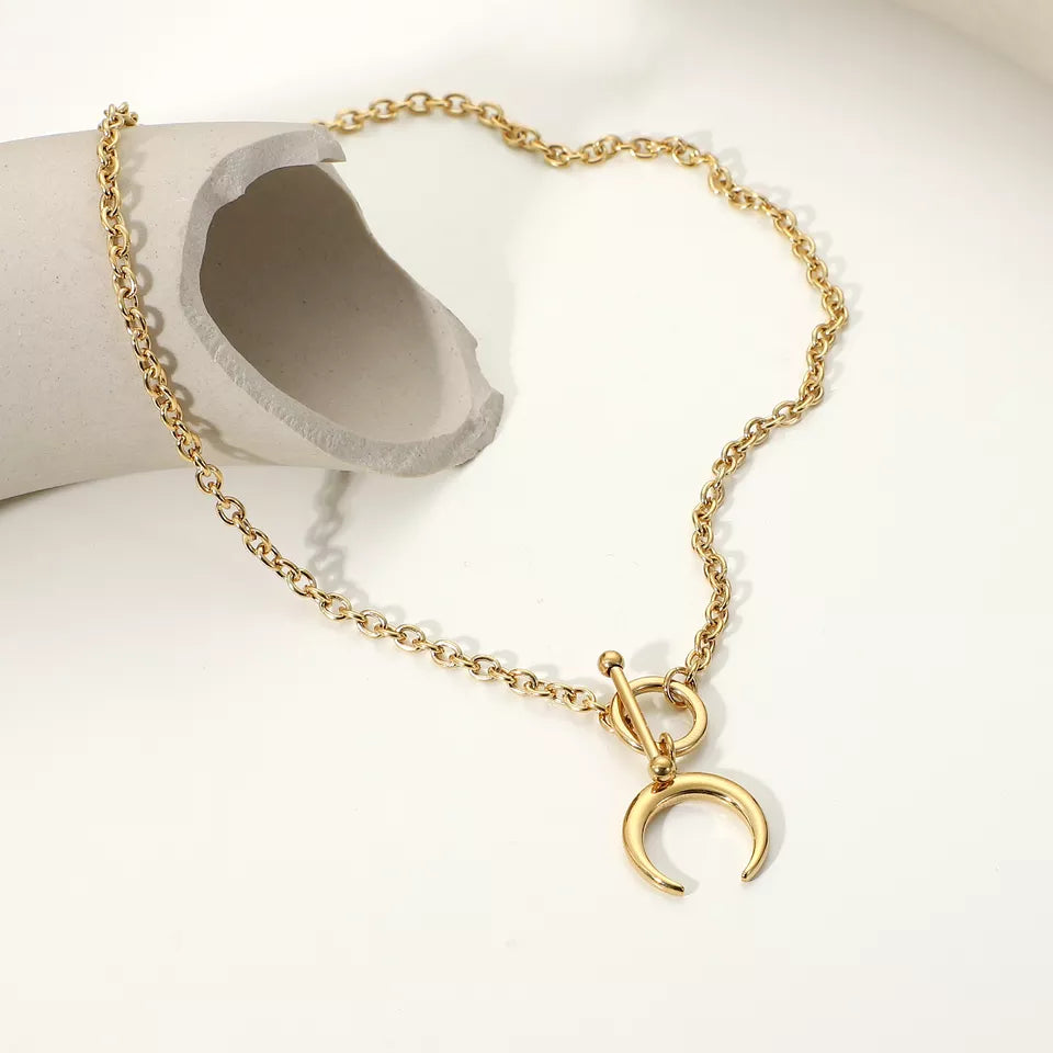 Golden Moon Pendant