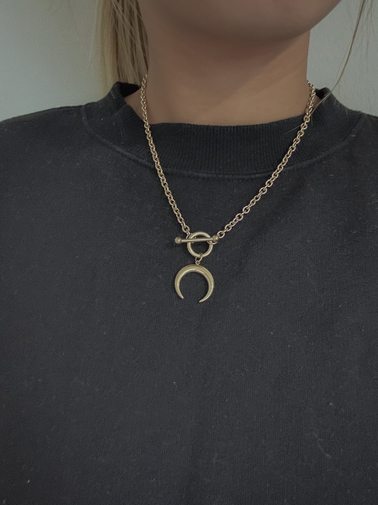 Golden Moon Pendant