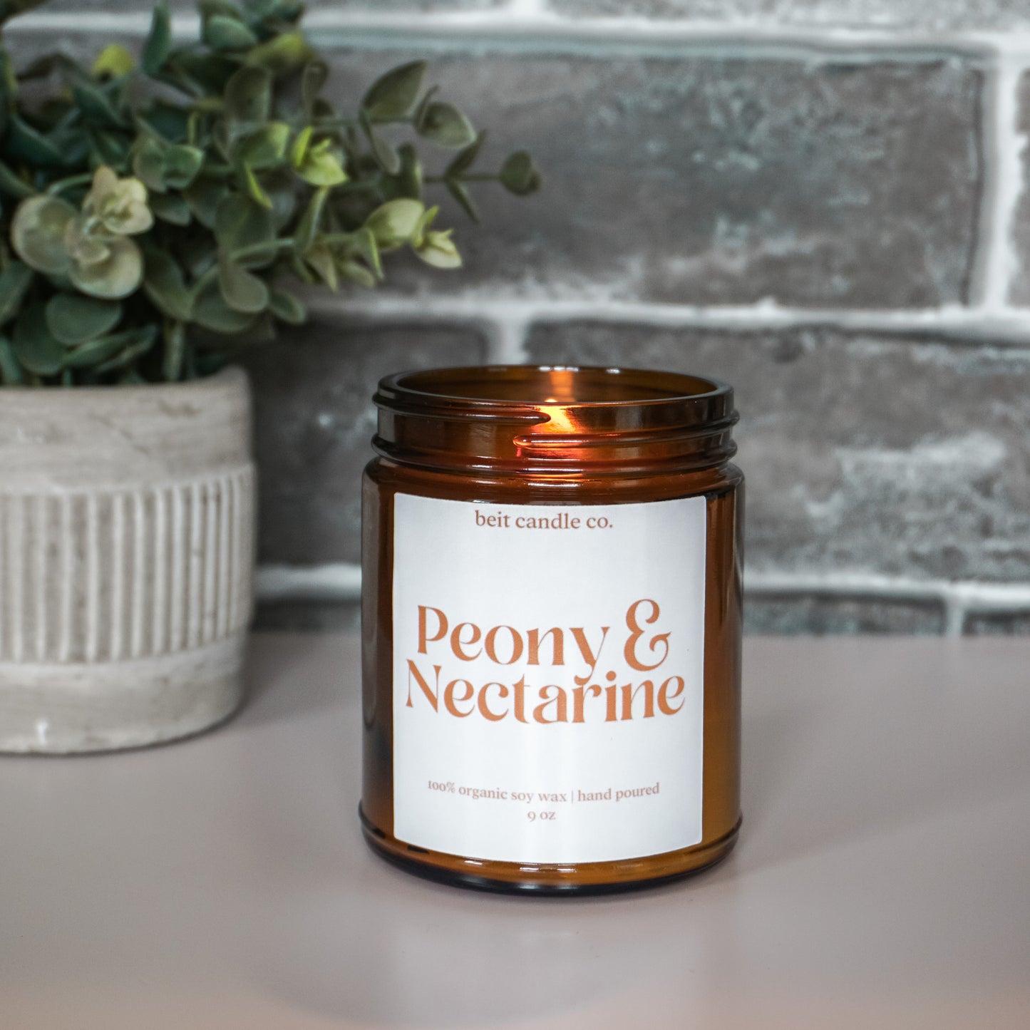 Peony and Nectarine
