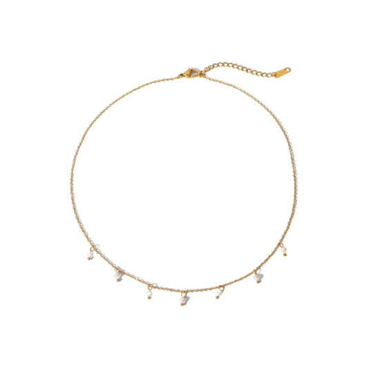 The Brace Pearl Ornament Necklace