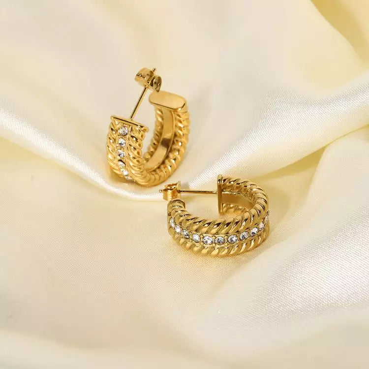 Gold Wiser Earring