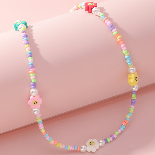 The Bohemia Smiley Flower Necklace