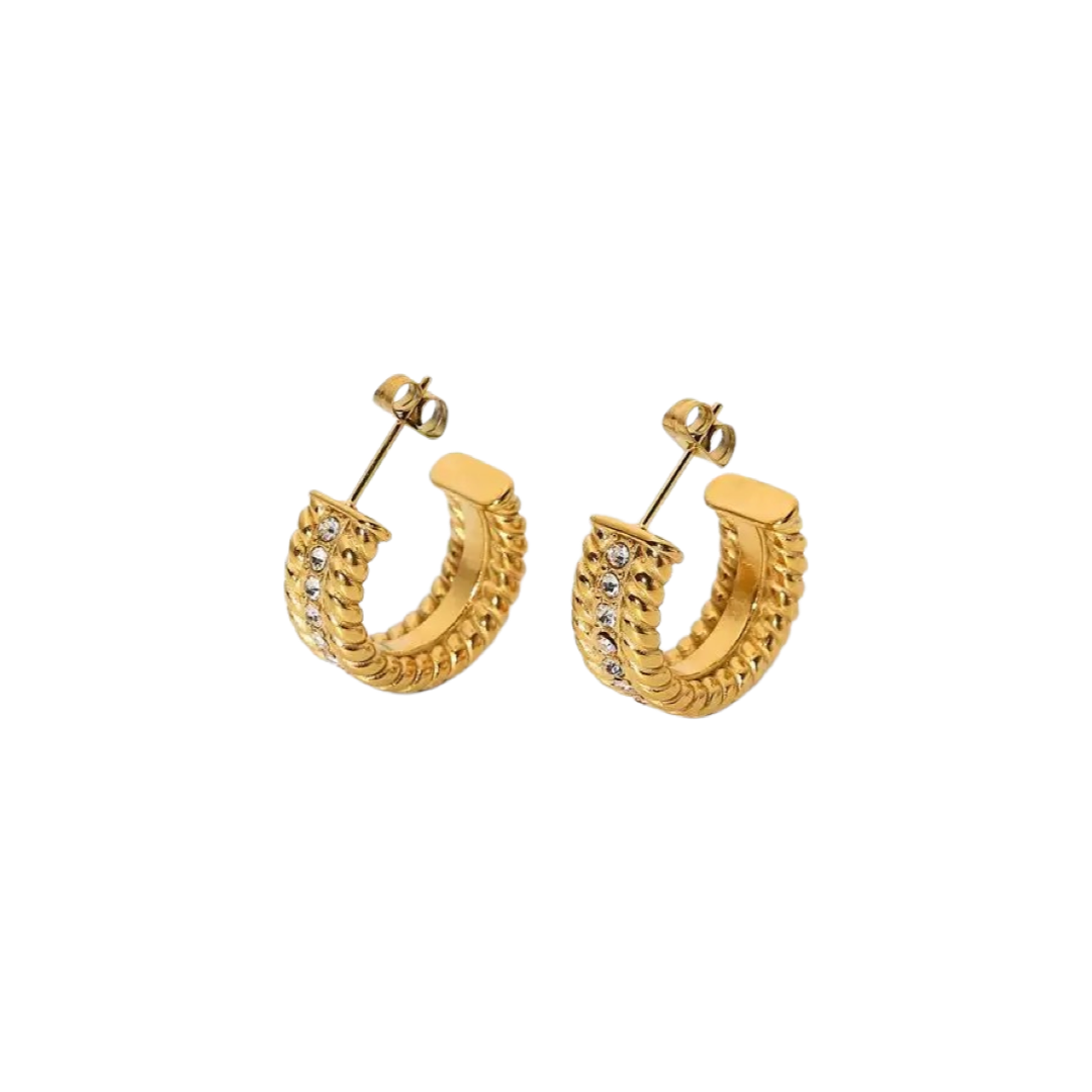 Gold Wiser Earring