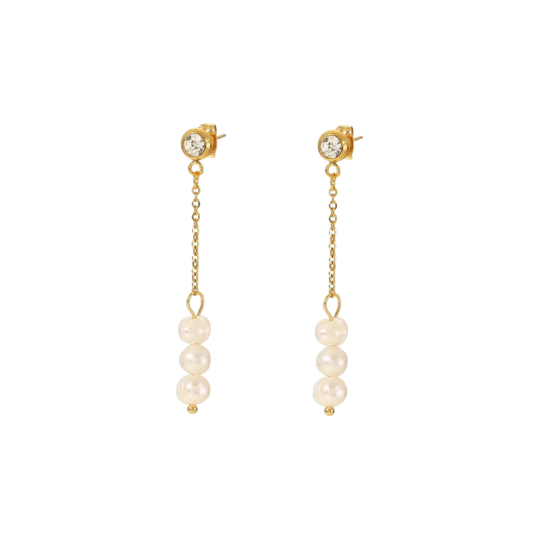 Pearls Drop Earring