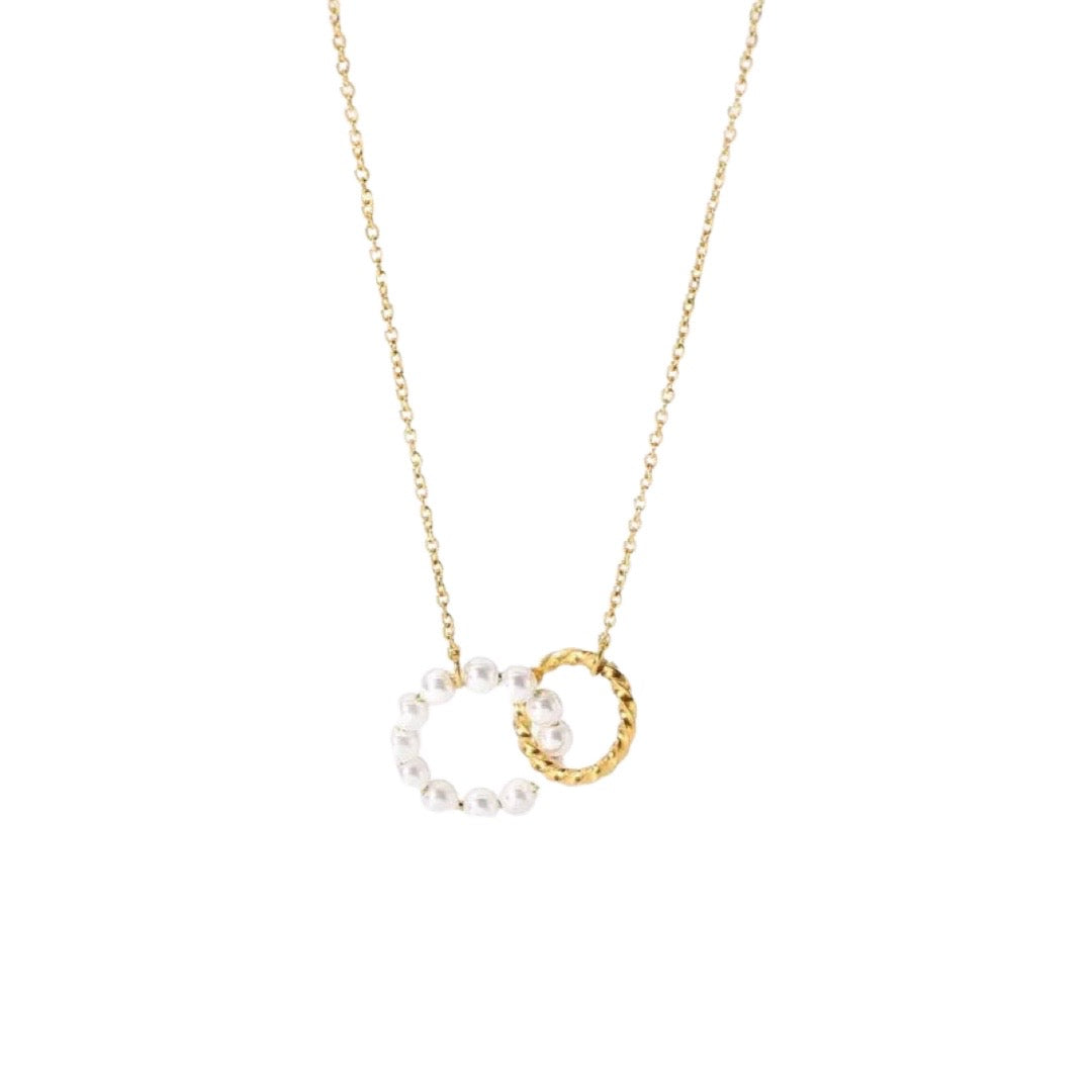 Ring Pearl Necklace